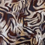 DULL SATIN 50D PRINT (150CM) 165 TAUPE