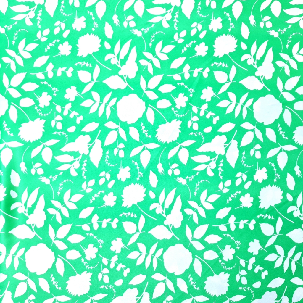 31445F6231.jpg DULL SATIN 50D PRINT (150CM)(37 GREEN) - Image 1