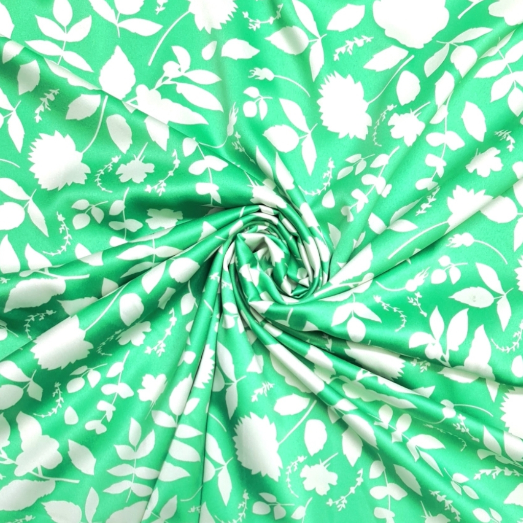 31445F6232.jpg DULL SATIN 50D PRINT (150CM)(37 GREEN) - Image 2