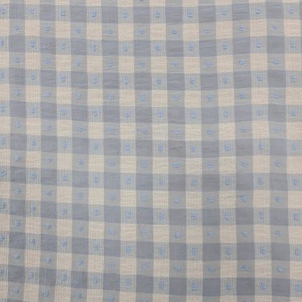 DOBBY SEERSUCKER CHEEK PRINT-SERENITY