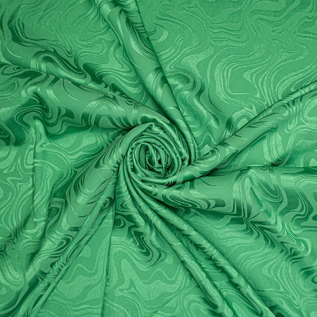 32562D15F9232.jpg JAQ SATIN SPANDEX WAVES (150CM)(4 BRIGHT GREEN) - Image 2