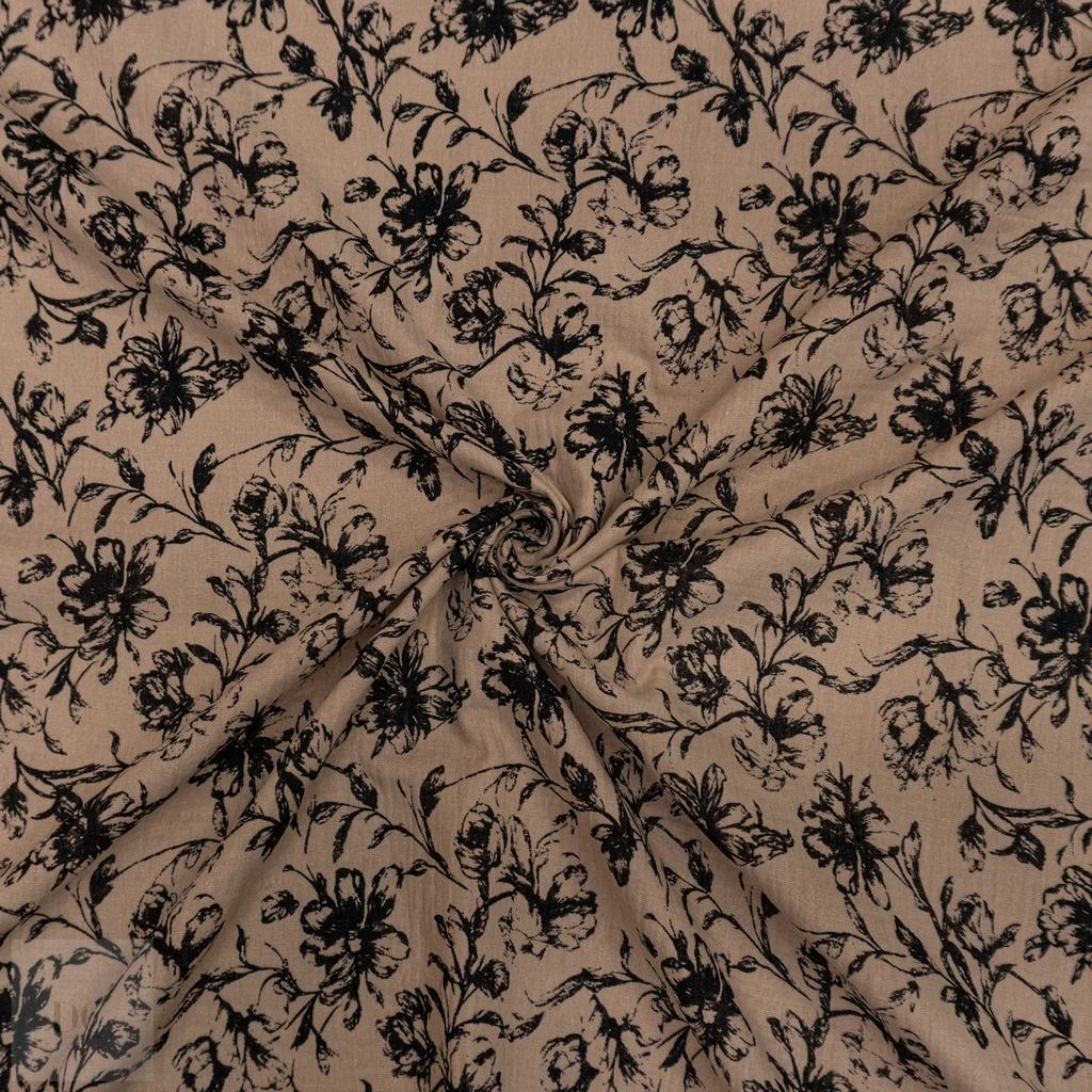 33022D85FBEIGE232.jpg BABY COTTON PRINT FLOWERS (150CM) - Image 2