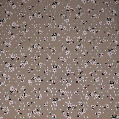 PUFF PRINT CVC EMBROIDERY KNIT-CAMEL