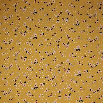 PUFF PRINT CVC EMBROIDERY KNIT-YELLOW