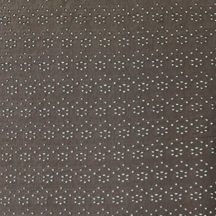 CVC EMBROIDERY KNIT-ASH BROWN