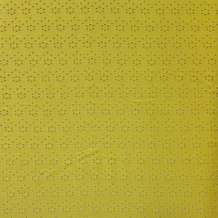 CVC EMBROIDERY KNIT-YELLOW