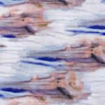 PRINTED PLISSE PLEAT LILAC WATER DISPERSION