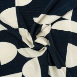 PRINTED PLISSE PLEAT HALF CIRCLE GEO - Image 2