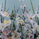 DIGITAL PRINT (CAPRI LINEN) 28 BOUQUET DAISY