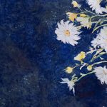 DIGITAL PRINT (CAPRI LINEN) 28 DAISY FESTIVAL NAVY