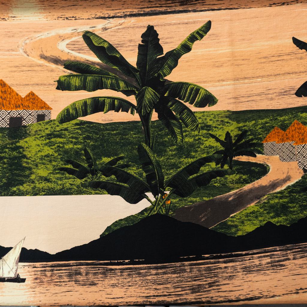 33202D35F2231.jpg DIGITAL PRINT (CAPRI LINEN) 28 ISLAND LIFE - Image 1