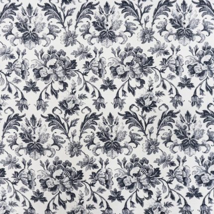 PRINTED CAPRI LINEN LOOK 15 BLACK