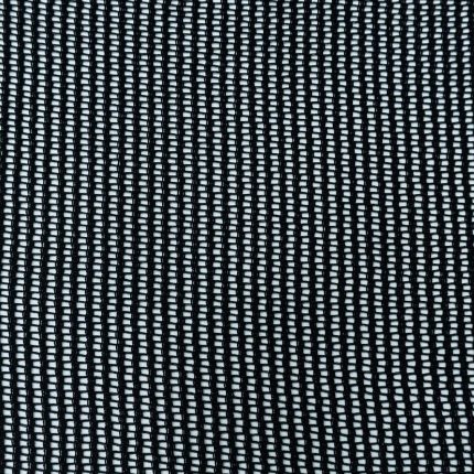 CROCHET LINEAR BLACK