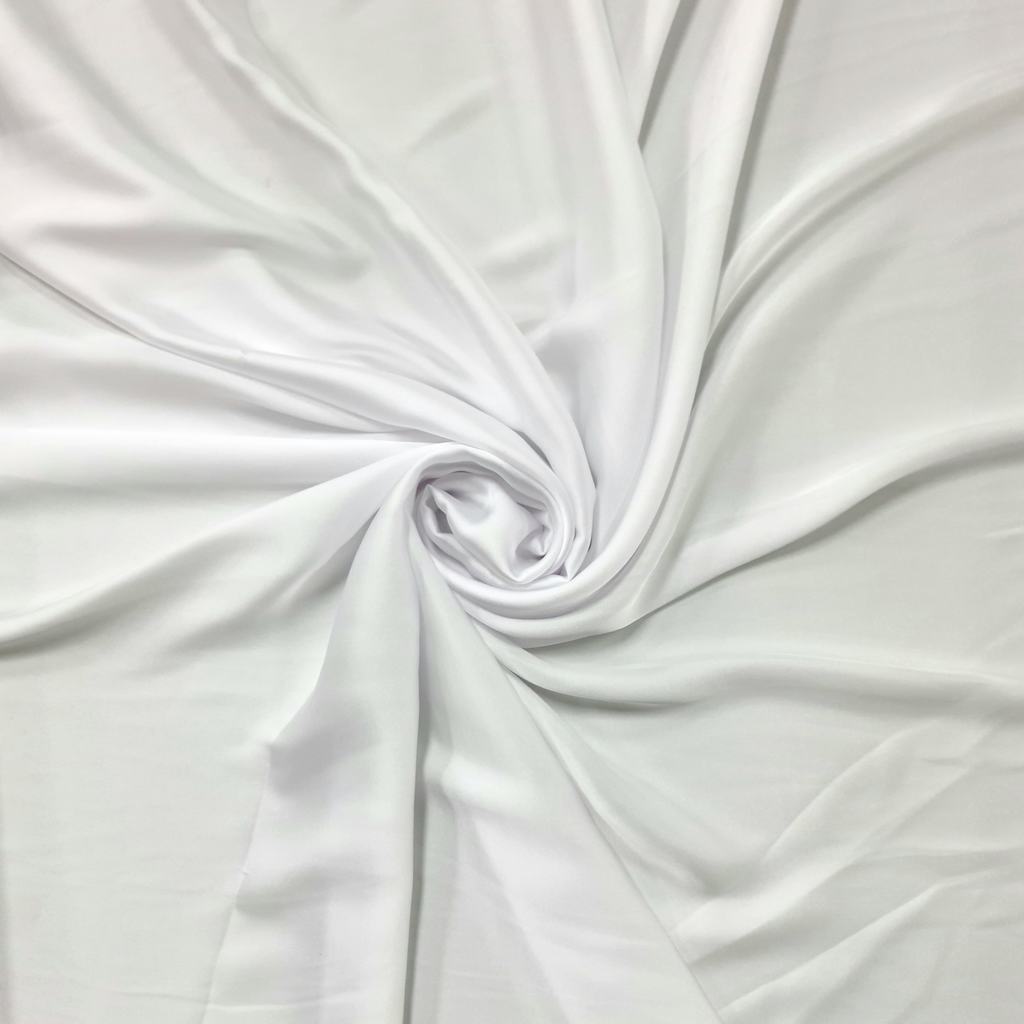 33265FWHITE.jpg SILKY SATIN (150CM)(WHITE) - Image 1