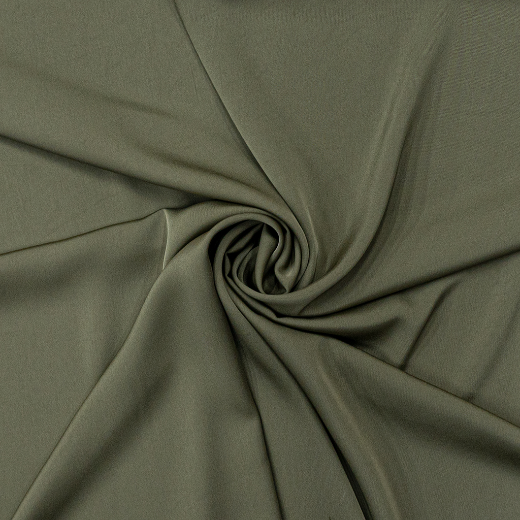 33365FMARTINI20OLIVE231.jpg ACETATE TWILL (150CM)(MARTINI OLIVE) - Image 1