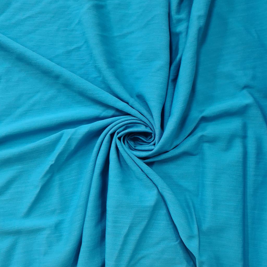 33395FTURQUOISE.jpg NATURAL SLUB LOOK (150CM)(TURQUOISE) - Image 1