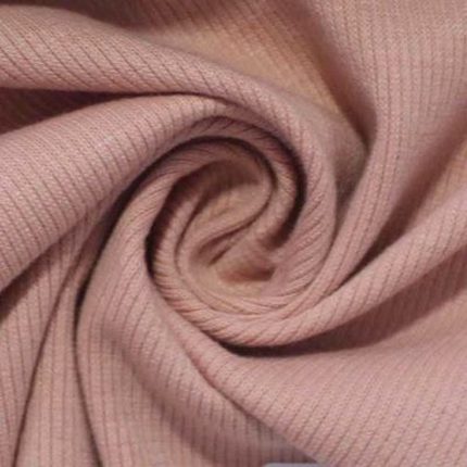 TC RIB SPANDEX- (150CM)(MISTY ROSE)