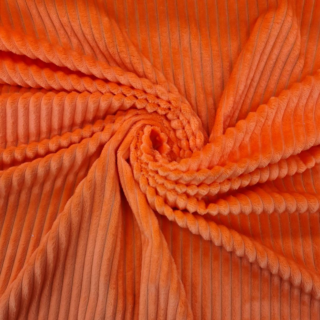 34122D65FORANGE.jpg PL KNITTED SMALL STRIPE - Image 1