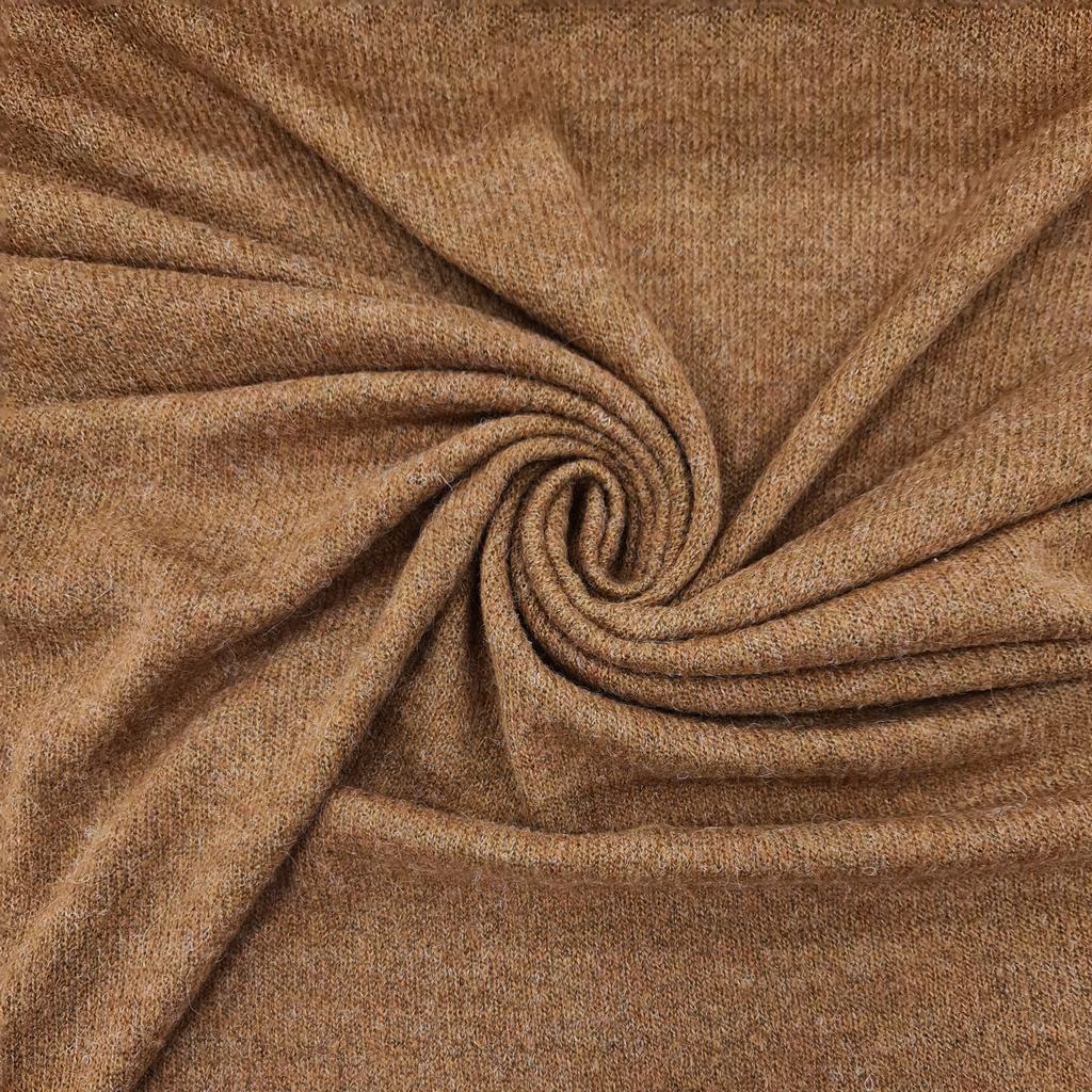 34155FBROWN20SUGAR.jpg COMFY WOOL SWEATER - BROWN SUGAR - Image 1