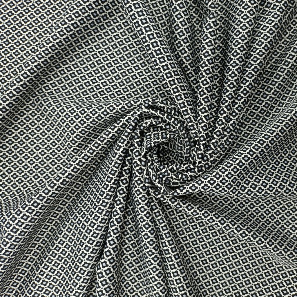 34222D25FBLACK.jpg JACQUARD BENGALINE DIAMOND - Image 1