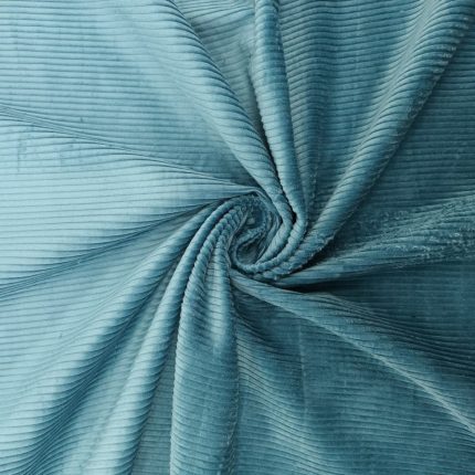 NON STRETCH CORDUROY 16 WALES-AQUA