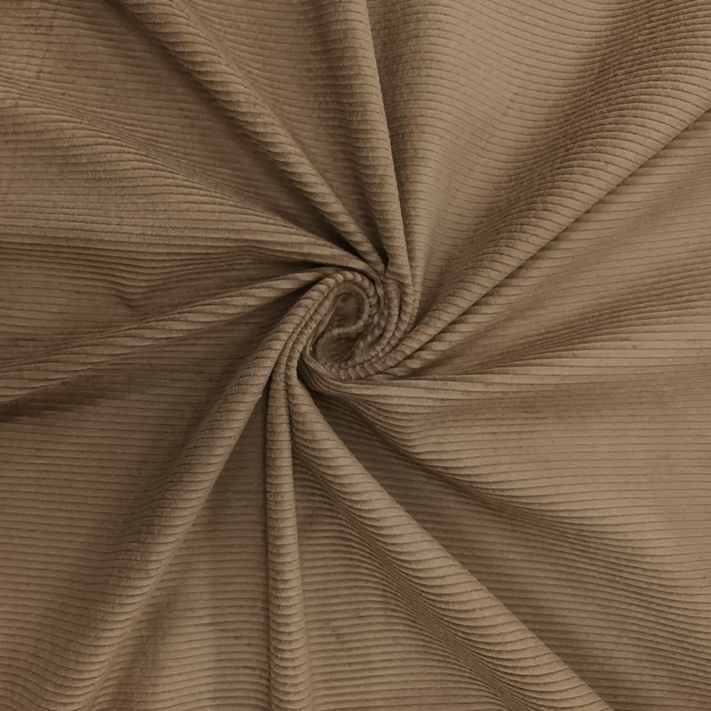 34255FDARK20OATMEAL.jpg NON STRETCH CORDUROY 16 WALES-DARK OATMEAL - Image 1
