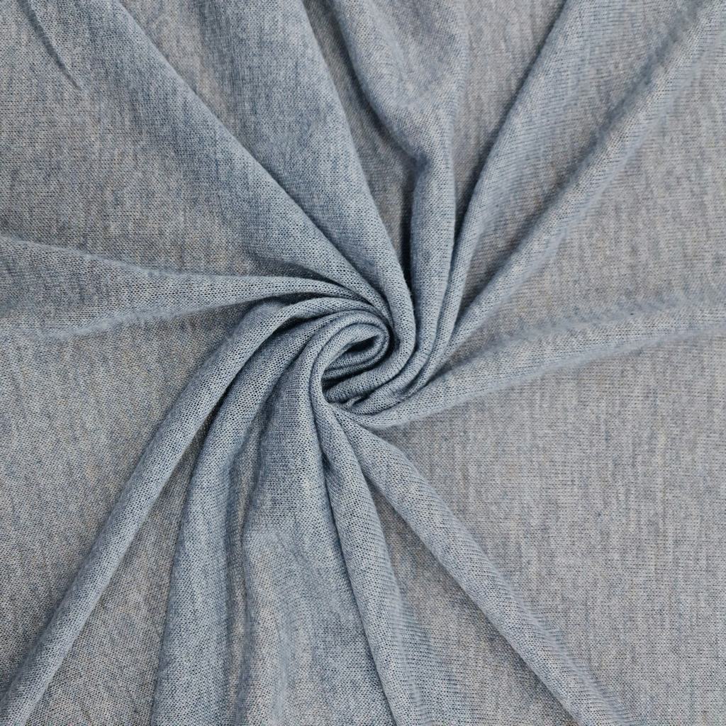 34352D15FBLUE20MELANGE.jpg PR CASHMERE JERSEY - BLUE MELANGE - Image 1