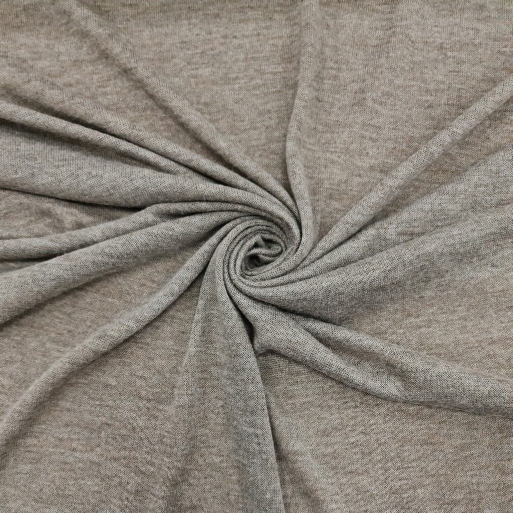 34352D15FBROWN20MELANGE20.jpg PR CASHMERE JERSEY - BROWN MELANGE - Image 1