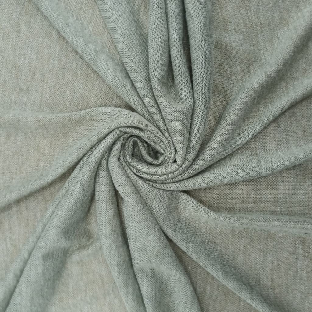 34352D15FGREEN20MELANGE.jpg PR CASHMERE JERSEY - GREEN MELANGE - Image 1