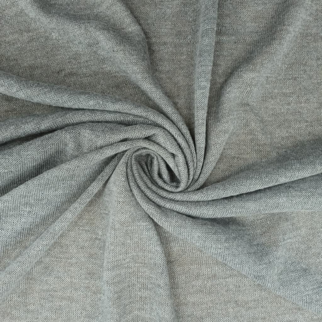 34352D15FGREY20MELANGE.jpg PR CASHMERE JERSEY - GREY MELANGE - Image 1