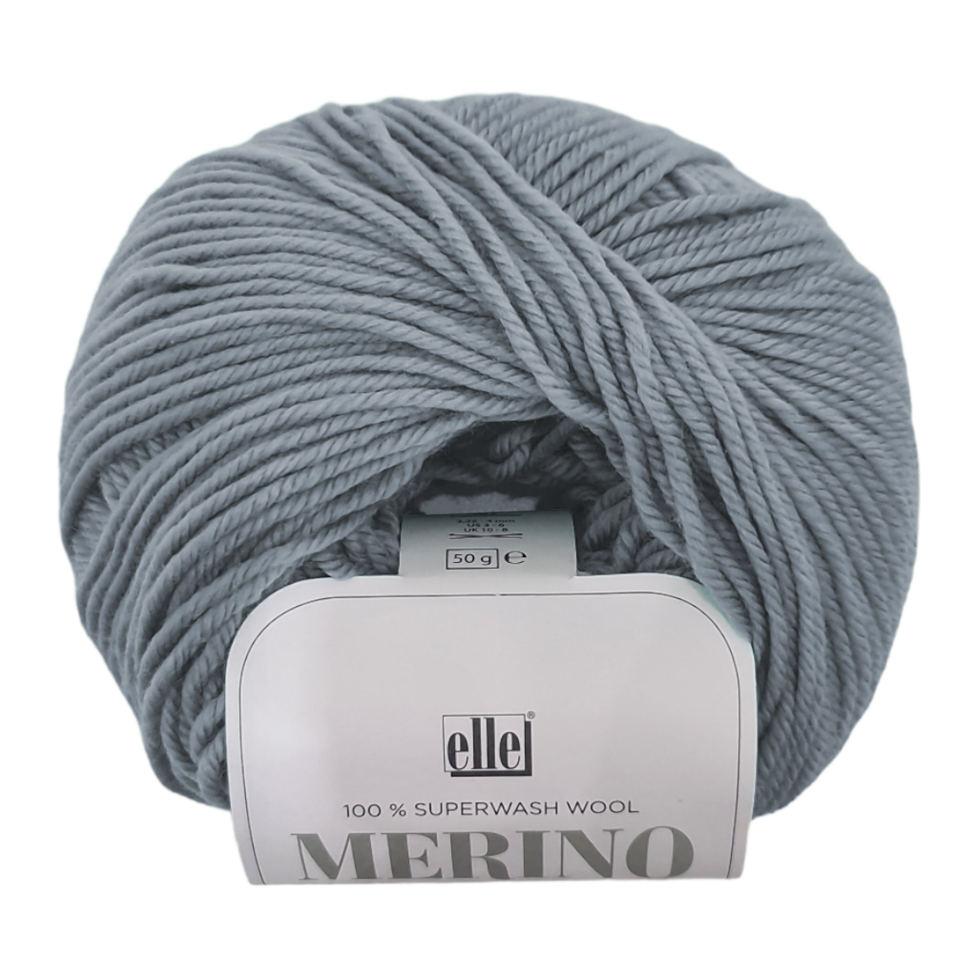 62175F011231.jpg MERINO DK 50G - SILVER - Image 1