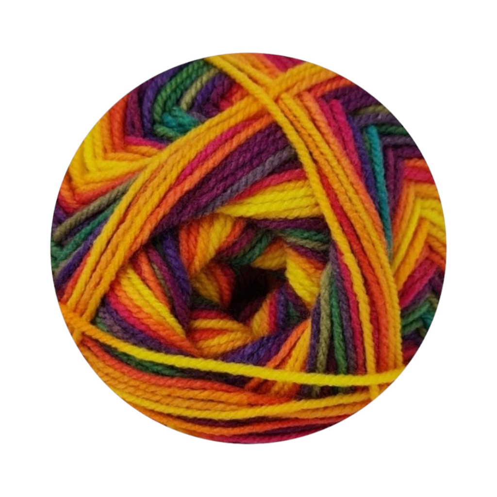 67BP5F37231.jpg 67 BLANKETS PRINT 300GM BALLS - CARNIVAL - Image 1