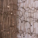 SEQ & BEADS CHAIN BRONZE