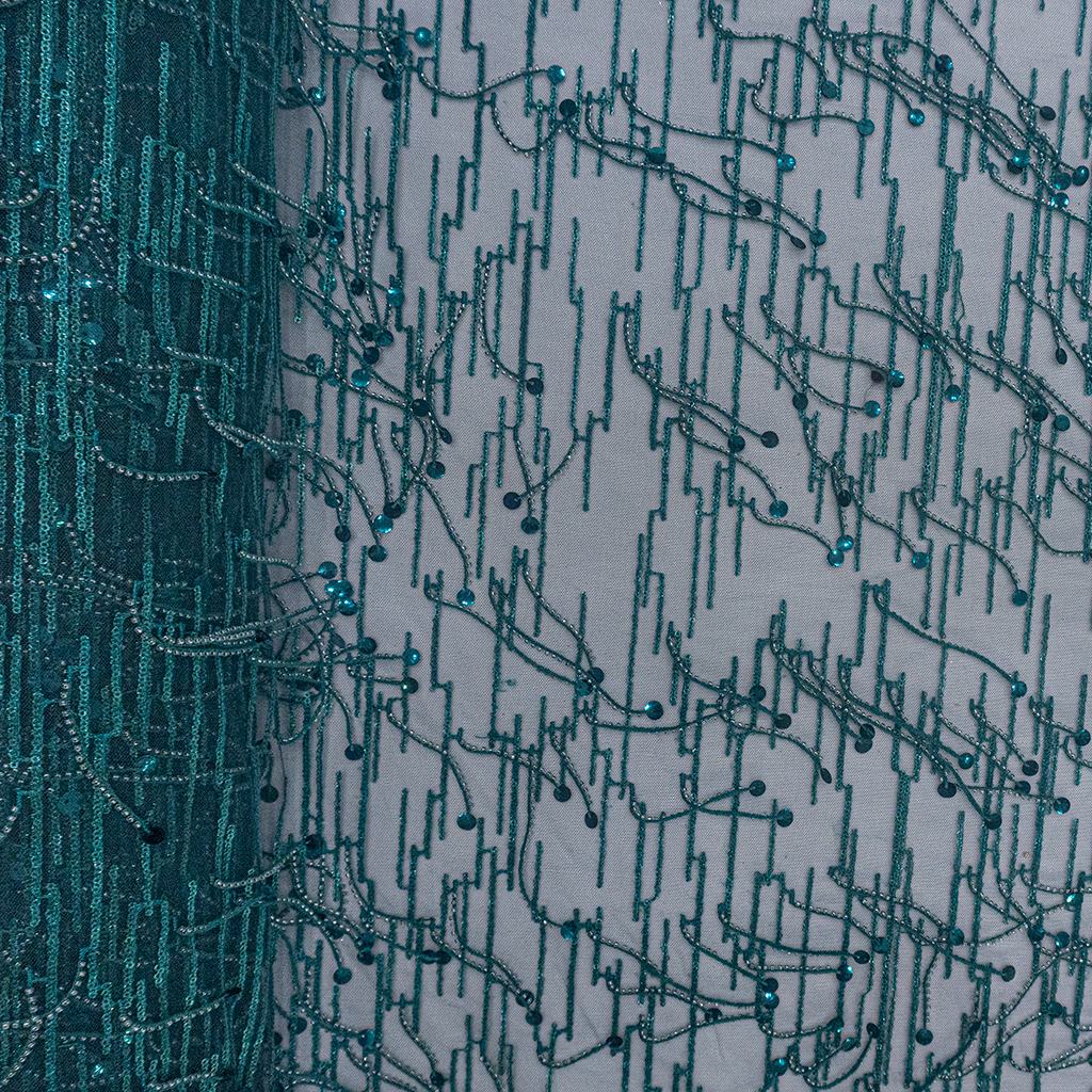 7005F6232.jpg SEQ & BEADS CHAIN BOTTLE GREEN - Image 2