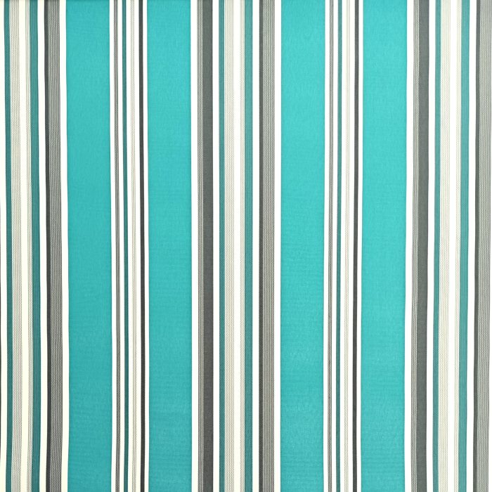 PTD BAHAMAS OUTDOOR CANVAS UV (150CM)(02-83) TURQ GREY WHITE - Image 1