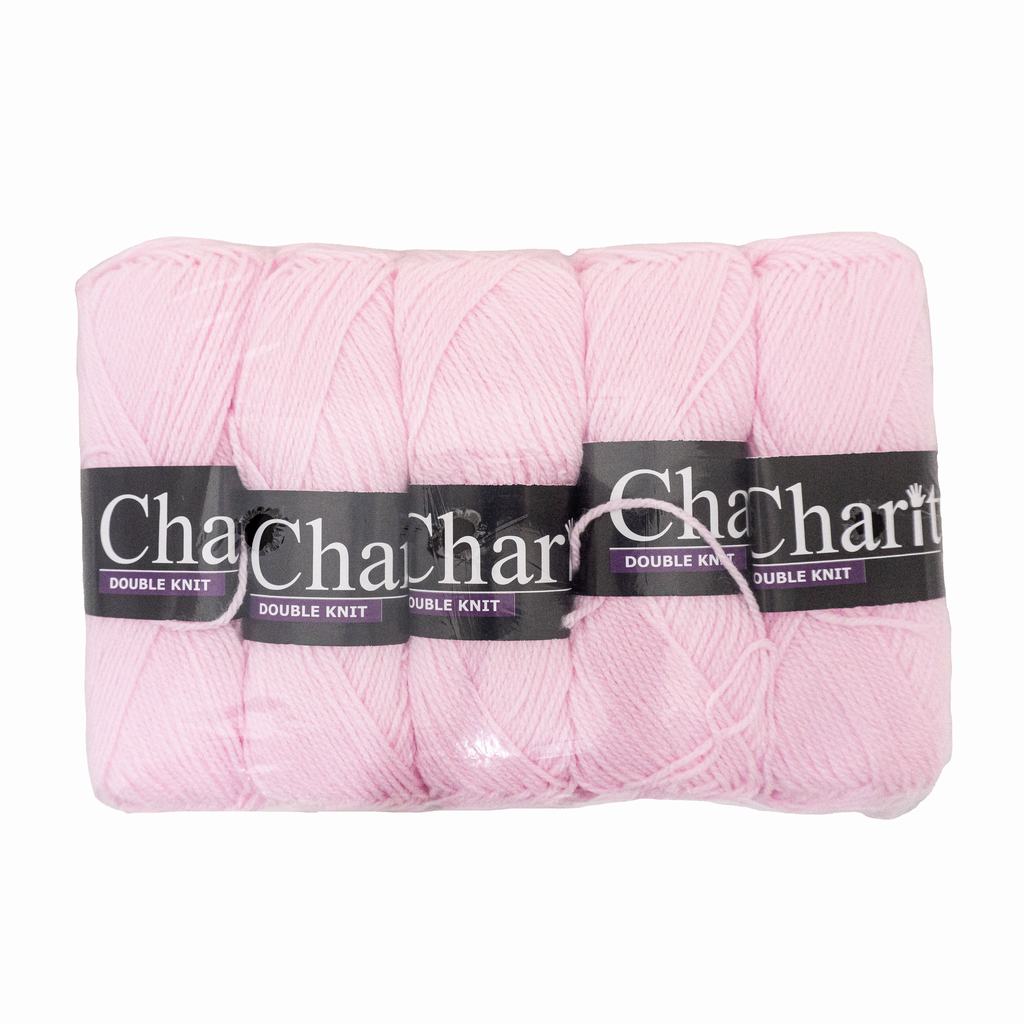 90005PK5F004231.jpg CHARITY P/S 100G 5PK - PINK - Image 1