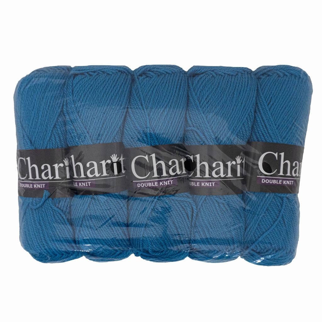 90005PK5F059231.jpg CHARITY P/S 100G 5PK - TURQUOISE - Image 1