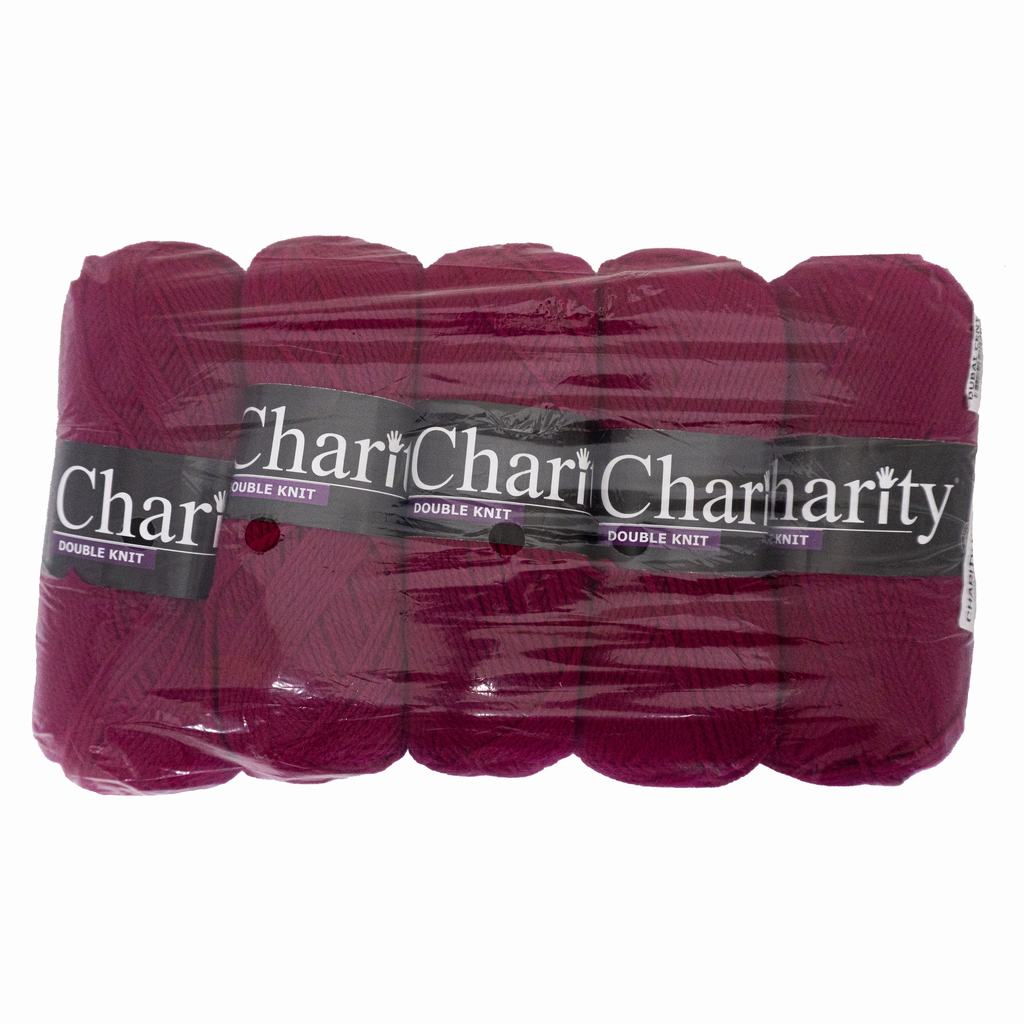 90005PK5F283231.jpg CHARITY P/S 100G 5PK - CRANBERRY - Image 1