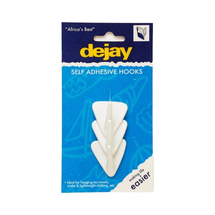 SELF ADHESIVE HOOK PLASTIC SINGLE - Image 1