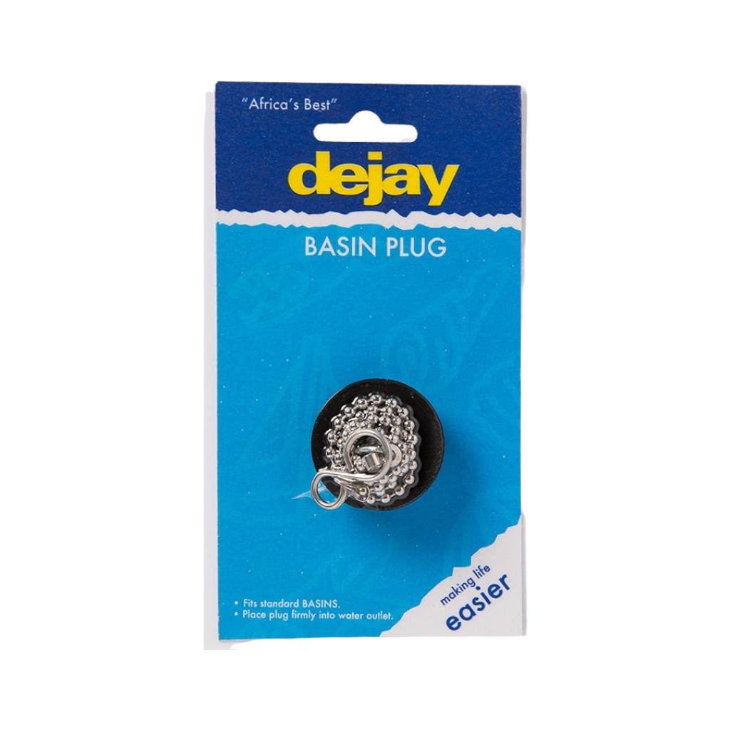 A46.jpg PLUG PVC BASIC WITH CHAIN BLACK - Image 1