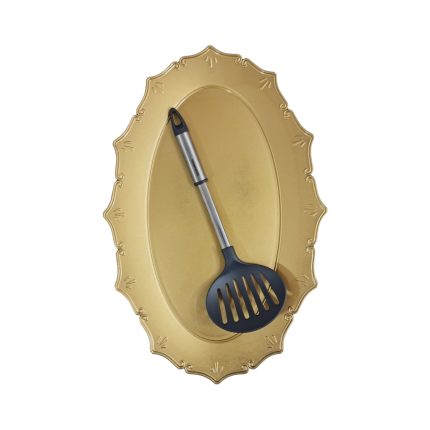 COMBO PACK TRAY AND SPOON SET GOLD