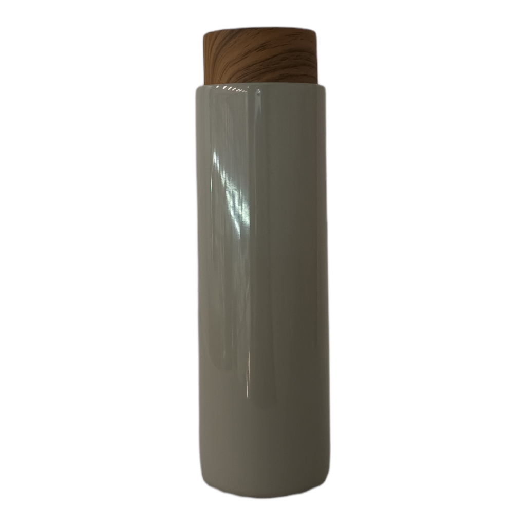 AC2D80415FGR.jpg SHINY FLASK 400ML GREY - Image 1