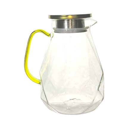 GLASS JUG DIAMOND CLEAR 1.8L