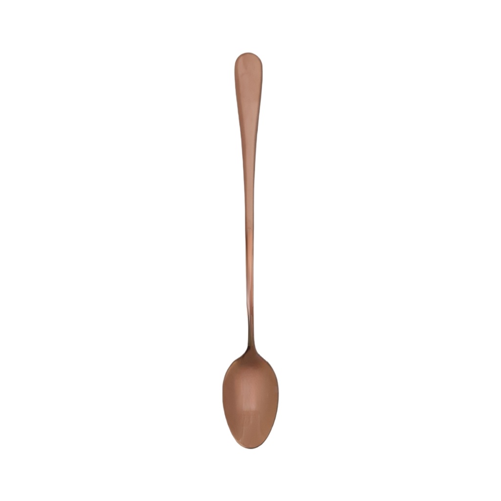 AC2DRGSS.jpg ROSE GOLD SODA SPOON 6PC 1096 - Image 1
