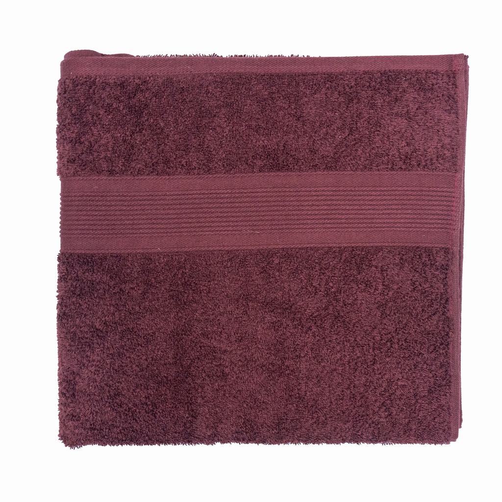 AMBT5FBU231.jpg AMARI BATH TOWEL 70X130-BURGANDY - Image 1