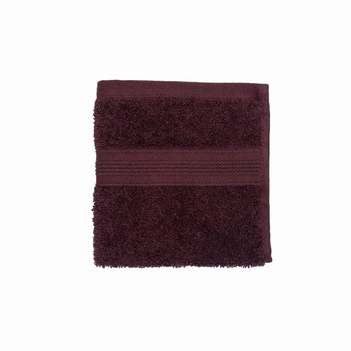 AMARI FACE CLOTH 30X30-BURGANDY - Image 1