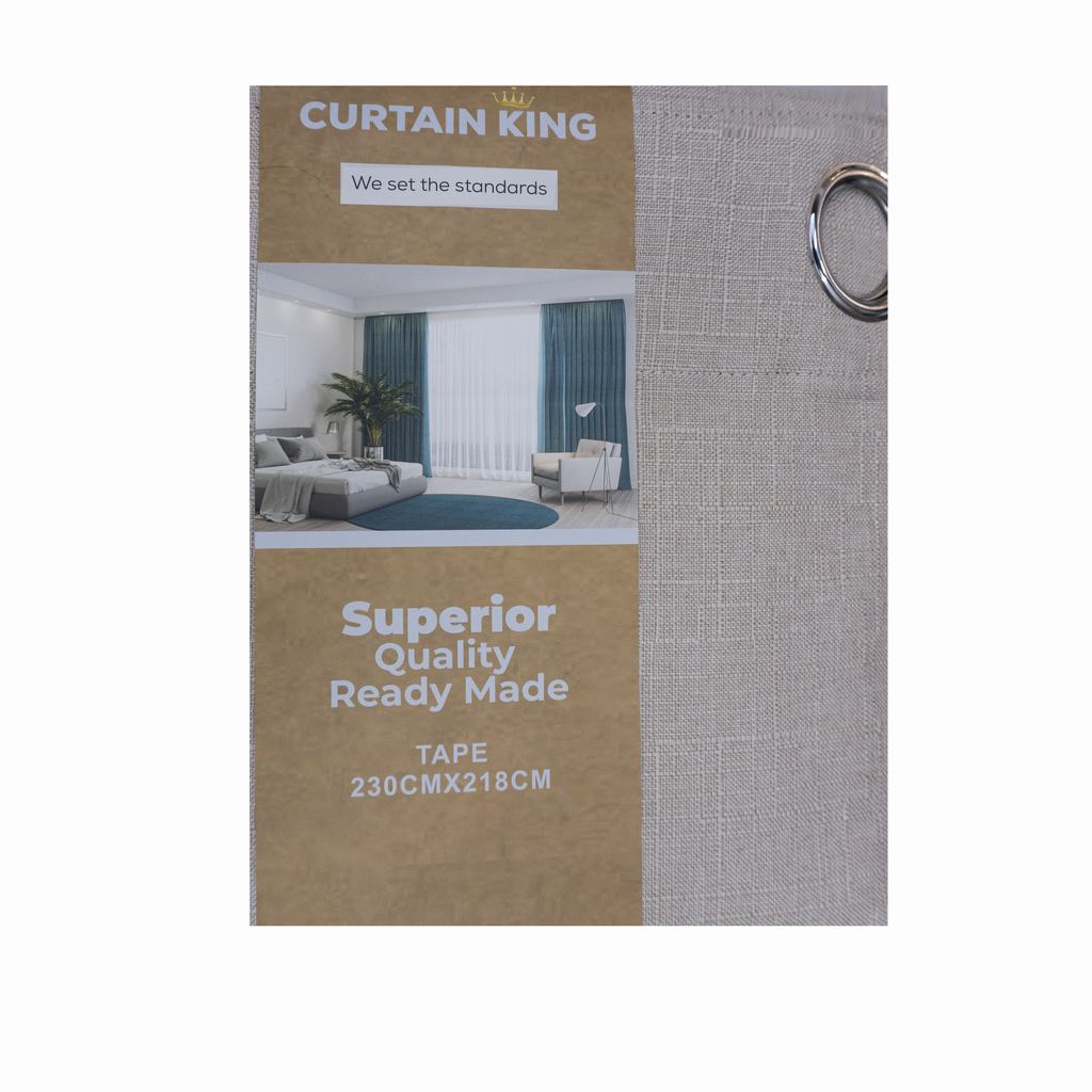 ASBE5FBE231.jpg APOLLO SLUBBED BLOCKOUT 230X223 EYELET - BEIGE - Image 1