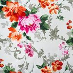 140CM BEGONYA FLOWER UPHOLSTERY FABRIC