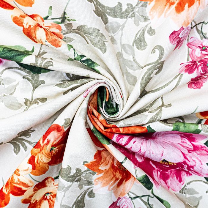 140CM BEGONYA FLOWER UPHOLSTERY FABRIC - Image 3