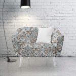 140CM BEGONYA FLOWER UPHOLSTERY FABRIC - Image 2